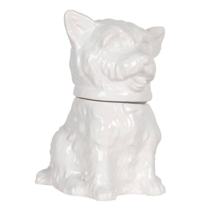 storage-jar-dog-white-ceramics-decorative