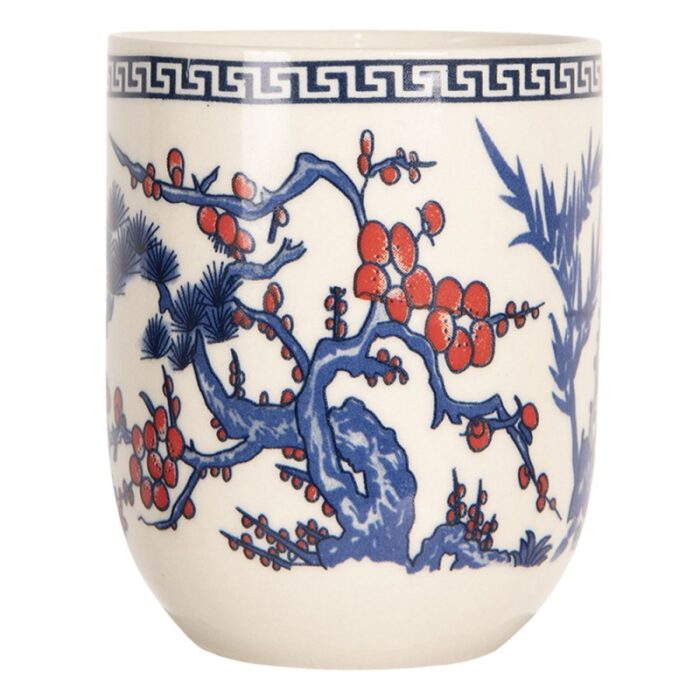 Mug 100 ml Blue porcelain Bonsai