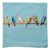 cushion cover turquoise parrot