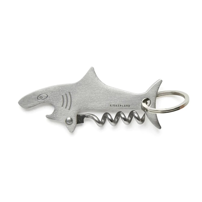 shark-keyring-bottle-opener-corkscrew-kikkerland-stainless-steel