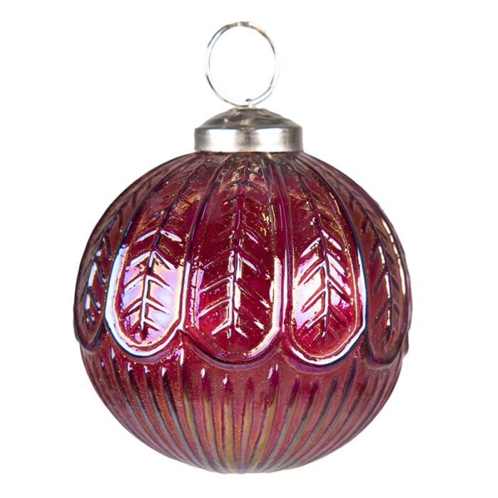 christmas-tree-decoration-red-brown-bauble-glass