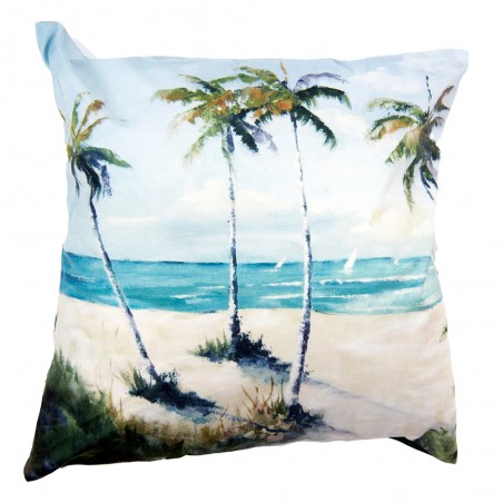 cushion-cover-palmtrees-square-blue-white-green-beach-life