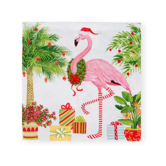 campari-paper-napkin-flamingos-pink-red-green-christmas