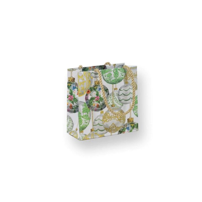 savannah-small-square-gift-bag-1-each-christmas-green-gold