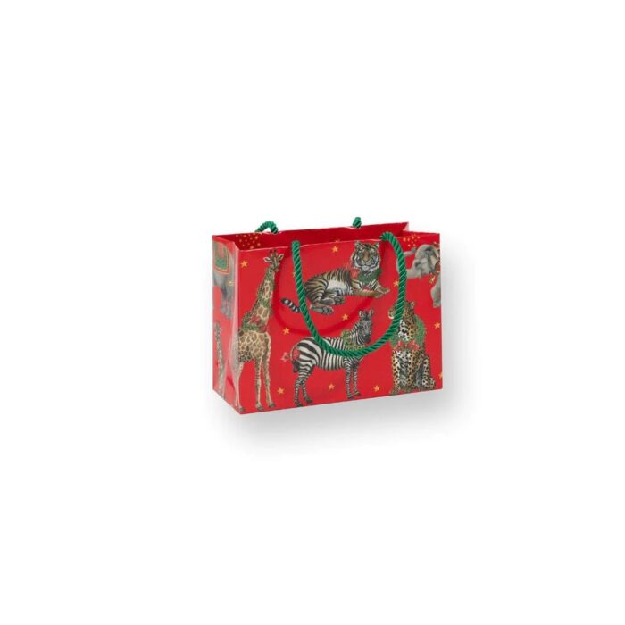 wild-christmas-red-gift-bag-paper-red-green-wildlife