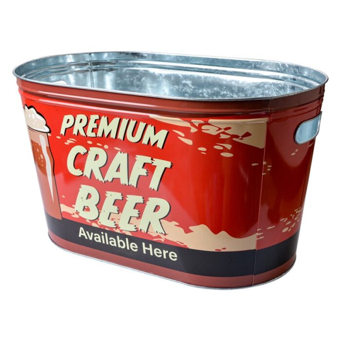 beer-cooler-ice-bucket-red-aluminium-summer