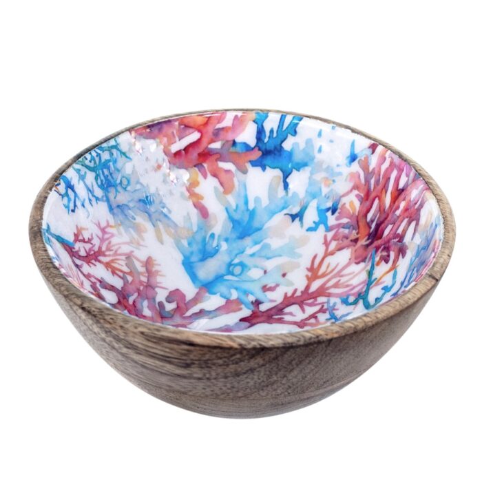 wooden-bowl-coral-resin-decoration-red-blue-white