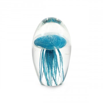 paperweight-turquoise-jellyfish-glass