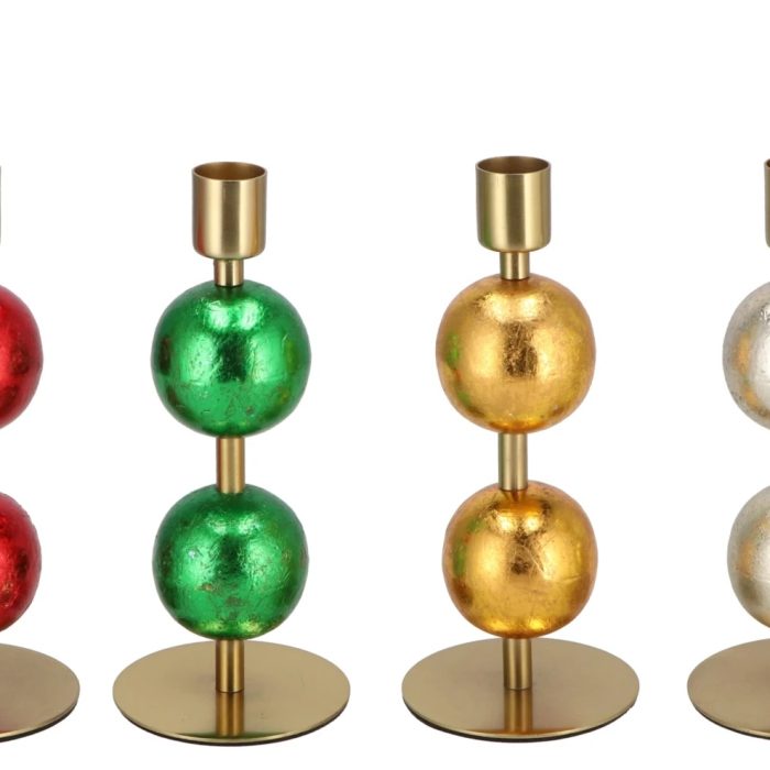 cosmo-foiled-red-green-ball-candle-holder-7x7x18cm