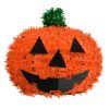 Halloween-pumpkin-table-decoration-orange-green-plastic