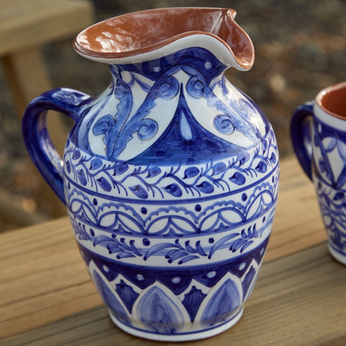 pitcher-blue-white-terracotta-ceramics-handpainted-portugal