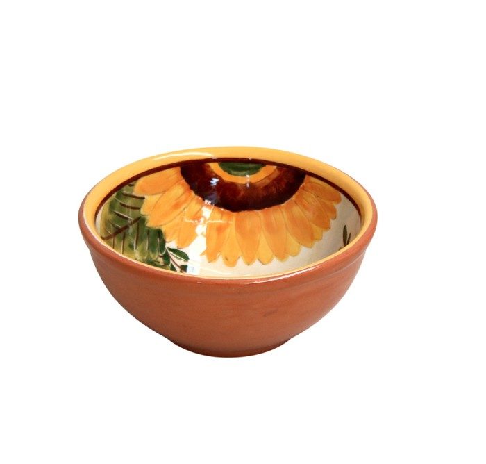 dipping-bowl-costanova-sunflower-hand-painted