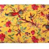 kitchen-towel-cotton-birds-paradise-canary-yellow